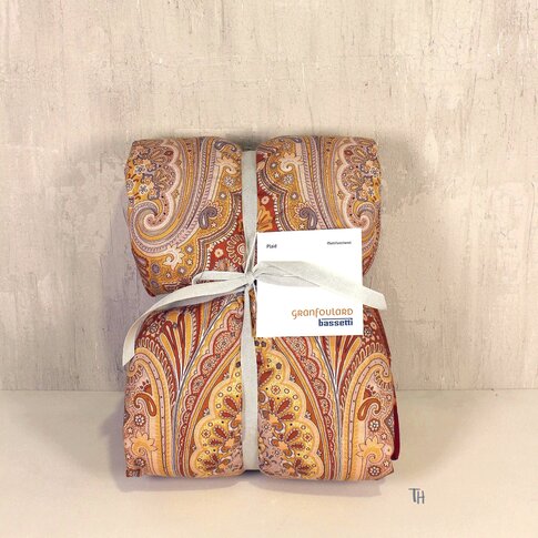 Bassetti  Plaid | ISOLABELLA R1 Rot-Beige | ...verschiedene Größen