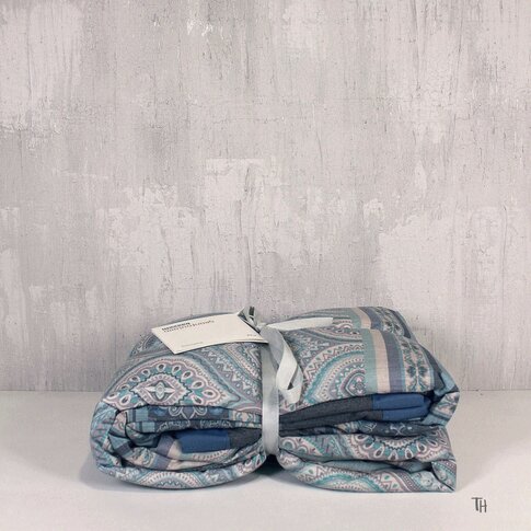 Bassetti  Plaid | HANBURY  C1 azure | 135/190 cm