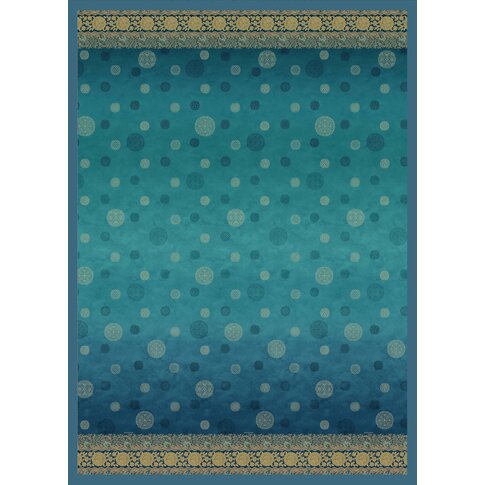 Bassetti  plaid | PALLAVICINO B1 petrol blue | 180x250cm