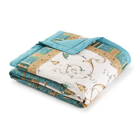 Bassetti  Plaid | Oplontis V2 verde | 135/190 cm ...cuddly soft!