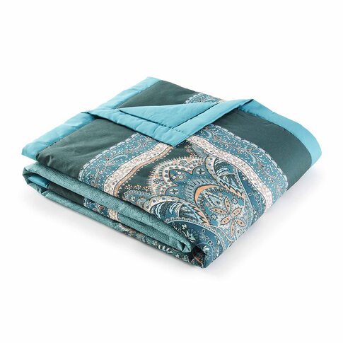 Bassetti  plaid | SABBIONETA V1 green | 135/190cm | Limited edition