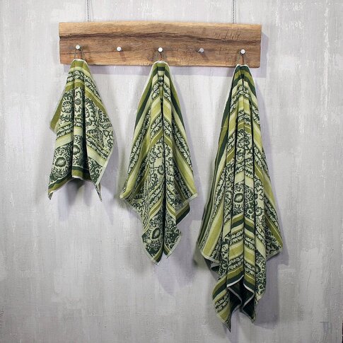 Bassetti  Terry cloth towels | HANBURY V1 verde | 100% cotton