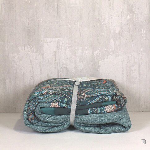 Bassetti  Plaid |  SABBIONETA V1 verde  | 135/190 cm | Limited Edition