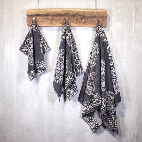 Bassetti  Terry towels | PALLAVICINO G1 anthracite | 100% cotton