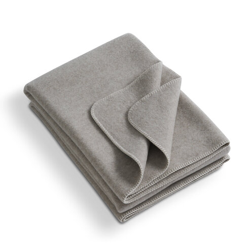 coastland  Wool blanket - SkinGreyRock | light grey | 145/200 cm