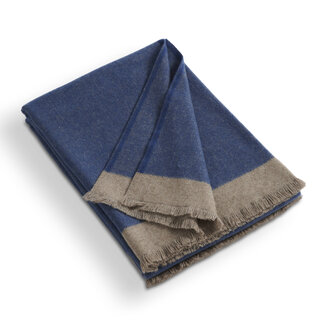coastland  Wool blanket - FineSoftFish | Frisian blue-watt grey