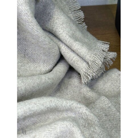 coastland  Wool blanket - EasyGreyRock | mist grey | 140/200 cm