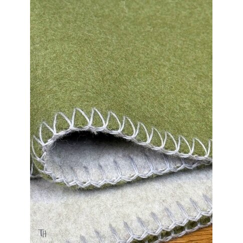 coastland  Wolldecke - WeakLikeMoss | heidegrün-creme |150/200 cm