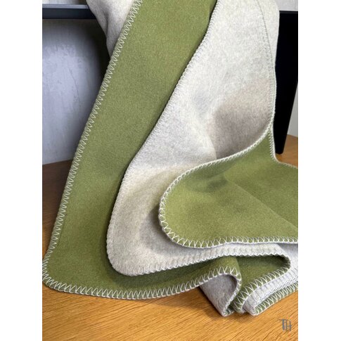 coastland  Wolldecke - WeakLikeMoss | heidegrün-creme |150/200 cm