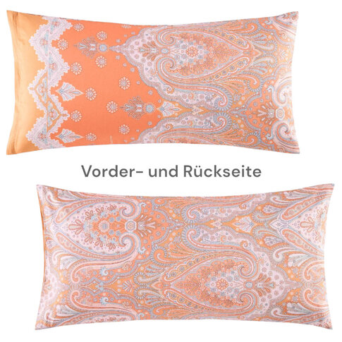 Bassetti  Pillowcase | ISOLABELLA O1 orange | 100% cotton