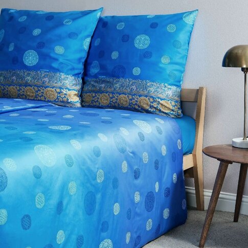 Bassetti   Bettwäsche + Kissenbezüge |   PALLAVICINO C1 blau-violett | ...verschiedene Größen!