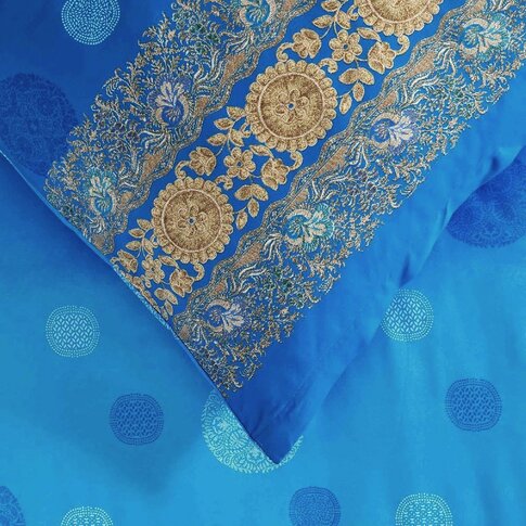 Bassetti   Bed linen + pillowcases | PALLAVICINO C1 blue-violet | ...various sizes!