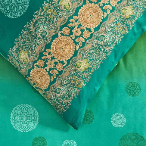 Bassetti   Bed linen + pillowcases | PALLAVICINO V1 olive-grass | ...various sizes!