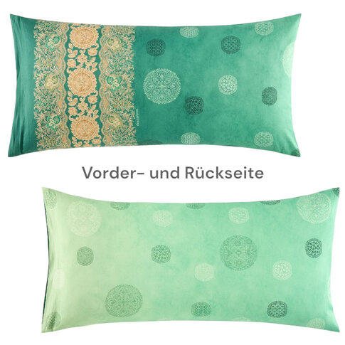 Bassetti  Kissenbezug | PALLAVICINO V1 olive-grass | 100% Baumwolle