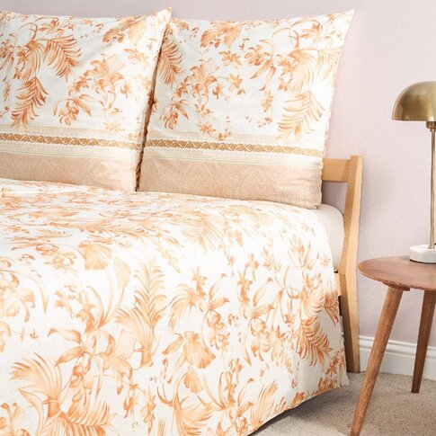 Bassetti   Bed linen + pillowcases | IBISCUS TATTOO 41 cream-apricot | ...various sizes!
