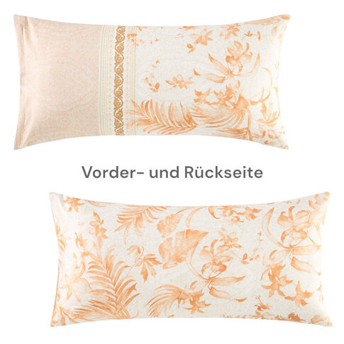 Bassetti   Bed linen or pillowcases | IBISCUS TATTOO 41 cream-apricot | ...various sizes!