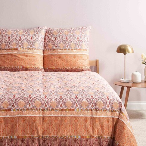 Bassetti   Bed linen + pillowcases | NAIROBI R1 terracotta-red | ...various sizes!
