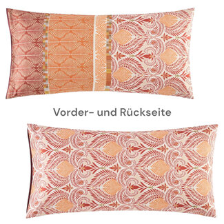 Bassetti  Kissenbezug | NAIROBI R1 terracotta-rot | 100% Baumwolle