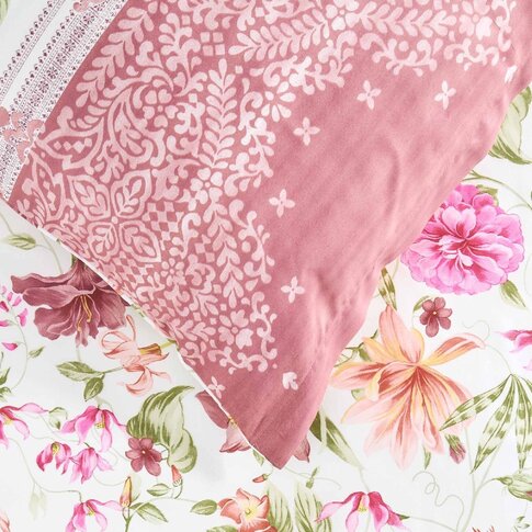 Bassetti   Bed linen + pillowcases | CASABLANCA P1 rose-fuchsia | ...various sizes!