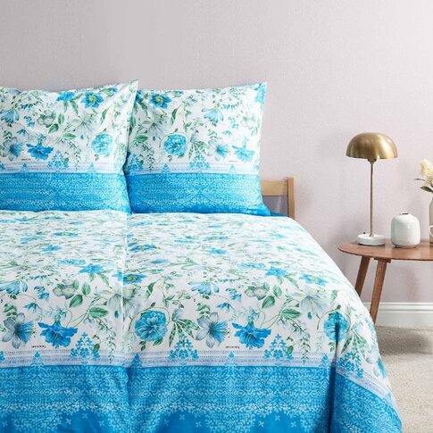 Bassetti   Bed linen + pillowcases | CASABLANCA C1 blue | ...various sizes!
