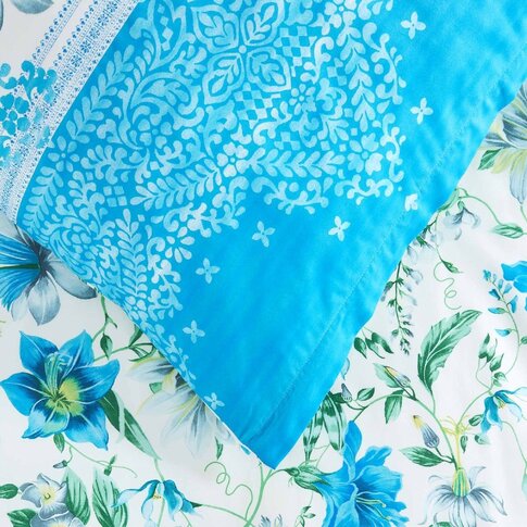 Bassetti   Bed linen + pillowcases | CASABLANCA C1 blue | ...various sizes!