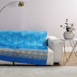 Bassetti  Granfoulard | PALLAVICINO C1 blau-violett | 100% Baumwolle