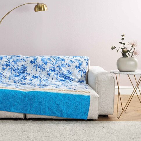 Bassetti  Bassetti Granfoulard | IBISCUS TATTOO B1 blau |  Das große Tuch...