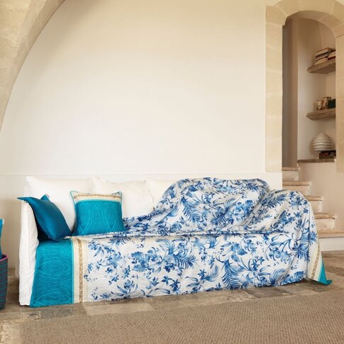 Bassetti  Granfoulard | IBISCUS TATTOO B1 blue | 100% cotton