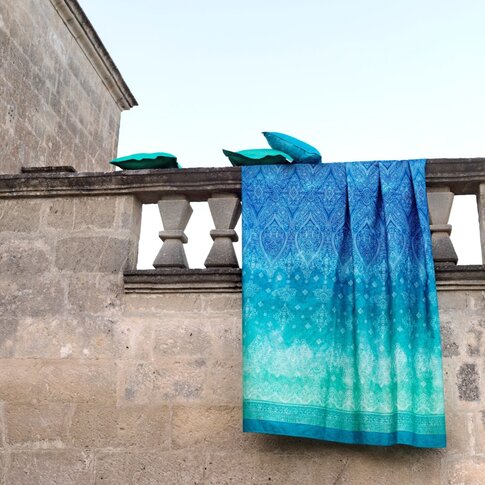 Bassetti  Bassetti Granfoulard | KERALA B1 ocean blue | The large scarf...