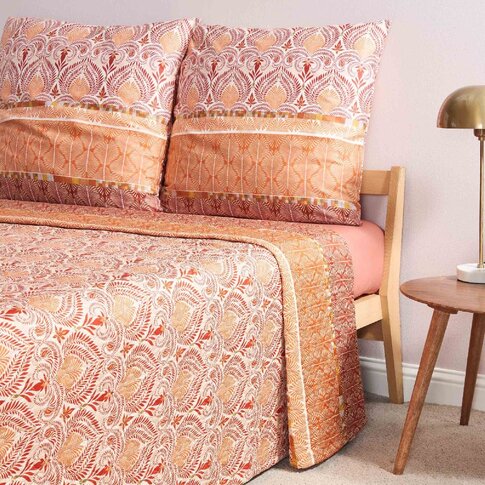 Bassetti  Bassetti bedspread | NAIROBI R1 terracotta-red | ...various sizes