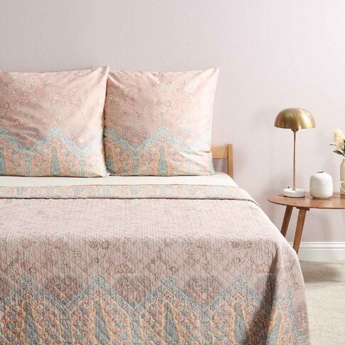 Bassetti  Bedspread | INDIAN ROSES 41 | 100% Cotton