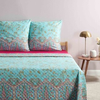 Bassetti  Bedspread | INDIAN ROSES T1 | 100% virgin wool