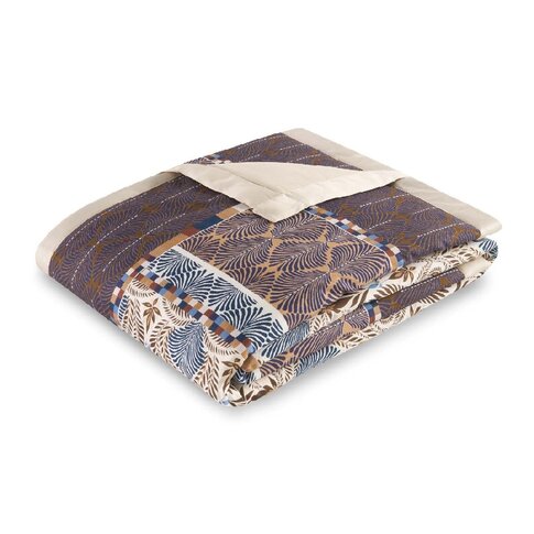 Bassetti  plaid | NAIROBI M1 coffee cream | 135/190cm