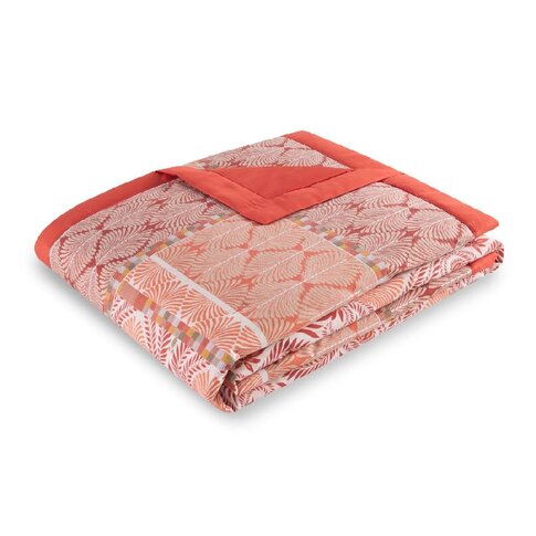 Bassetti  Plaid | NAIROBI R1  terrakotta -rot | 135/190 cm