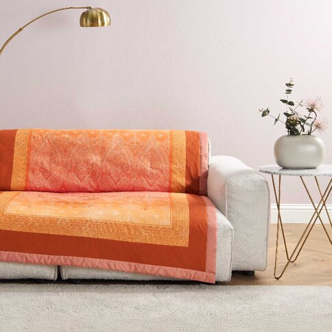 Bassetti  plaid | KERALA O1 orange-red | 135/190cm