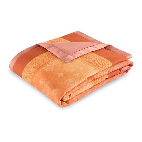 Bassetti  Plaid | KERALA O1 orange-rot | 135/190 cm