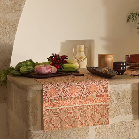 Bassetti  Bassetti table linen | NAIROBI R1 terracotta-red | ...various sizes
