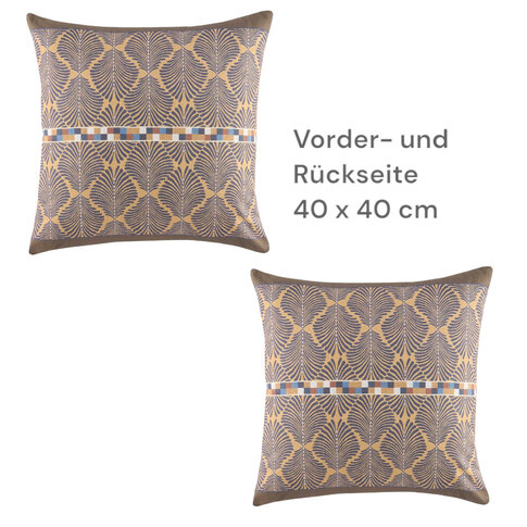 Bassetti  Bassetti Tavola Cushion | NAIROBI M1 coffee cream