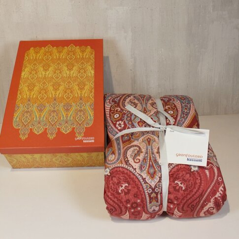 Bassetti  plaid | RAGUSA R1 Red | 135/190cm