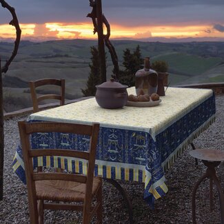 Bassetti Bassetti table linen | OPLOTIS v9 (B3) blue | 100% cotton Bassetti Bassetti table linen | OPLOTIS v9 (B3) blue | 100% cotton