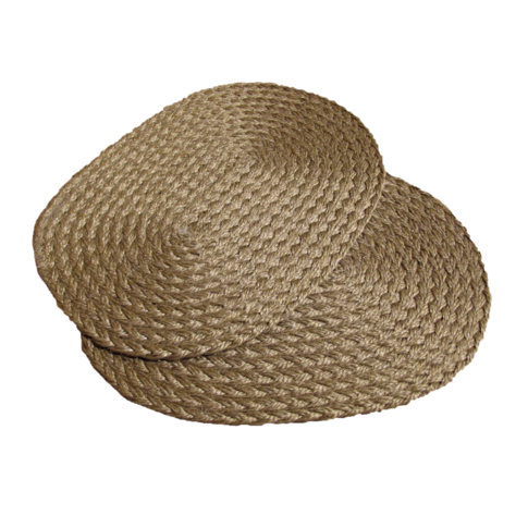 Sisal Tischsets Roverino Tischsets | Flechtsets aus Sisal | RUND