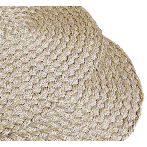 Sisal Tischsets Roverino Tischsets | Flechtsets aus Sisal | RUND