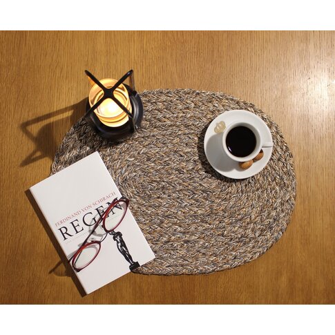 Sisal Tischsets Roverino Tischsets | Flechtsets aus Sisal | OVAL