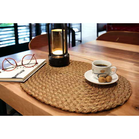 Sisal Tischsets Roverino Tischsets | Flechtsets aus Sisal | OVAL