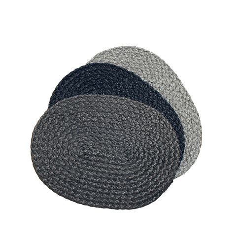 Sisal Tischsets Roverino Tischsets | Flechtsets aus Sisal | OVAL