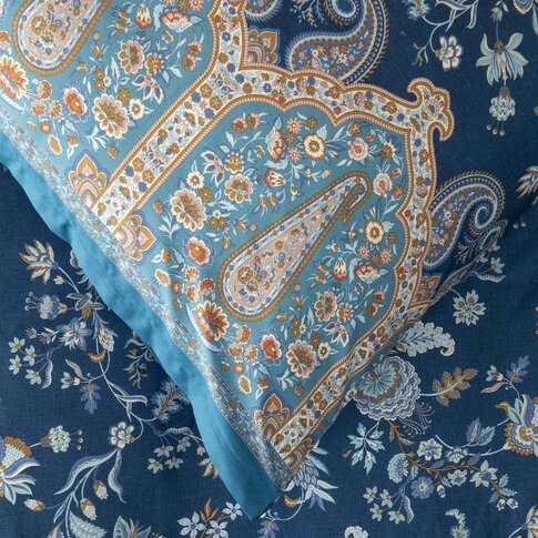 Bassetti   Bed linen + pillowcases | INDIAN ROSES B2 blue | ...various sizes!