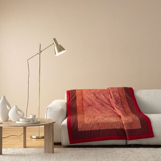 Bassetti  Plaid | KERALA R1 rot | 135/190 cm