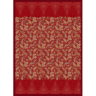 Bassetti  Plaid | MONNALISA R1 red | Outer material: 100% cotton, Filling: 100% polyester