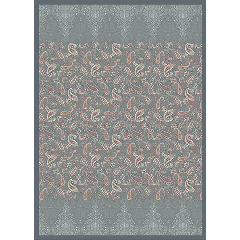 Bassetti  Plaid | MONNALISA G1 grau | Außenmaterial: 100% Baumwolle, Füllung: 100%  Polyester