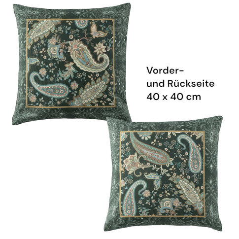 Bassetti  Tavola Kissenbezug | MONNALISA V1 grün | 100% Baumwolle